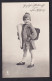 Schzlgang - First Day Of School / Photo Of Girl / Postcard Circulated, 2 Scan - Children's School Start