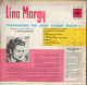 LINA MARGY - FR 25 CM VINYLE - CHANSONS DE NOS VINGT ANS N° 2 - Altri - Francese