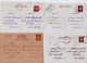 TB 4708 - 1940 / 44 - 4 Entiers Postaux - M. EMOND à BON - ENCONTRE / MP AGEN Pour M. & Mme HORLAVILLE à NANTES - Standard Postcards & Stamped On Demand (before 1995)