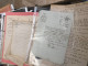 Lot De 55 Documents Famille DONNAT -Muller-Seguelat-Huart 1795-1940 Bas Rhin- Ariège - Pas De Calais - Documents Historiques