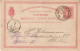 DENMARK 1890 POSTCARD MiNr P 26 I A SENT FROM KOBENHAVN TO BERLIN - Postal Stationery