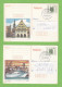 P 109/01, P 109/02. GANZSACHEN AUS SCHWERIN. - Postcards - Used