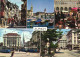 ZURICH, MULTIPLE VIEWS, ARCHITECTURE, TRAM, CAR, UMBRELLA, BOATS, BRIDGE, MARKET, SWITZERLAND, POSTCARD - Zürich