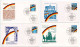 Germany 1990 4 FDCs Scott 1617-1618 Opening Of The Berlin Wall 1st Anniversary, Bonn & Berlin Postmarks - 1981-1990
