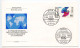 Germany, West 1990 FDC Scott 1609 International Chamber Of Commerce, 30th Universal Congress - 1981-1990