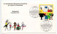 Germany, West 1990 FDC Scott B693a Dusseldorf '90 International Philatelic Exhibition Of Youth - 1981-1990