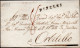 619 - LETTERA PREFILATELICA DA FIRENZE AD OEBETELLO 1823 - 1. ...-1850 Prephilately