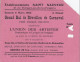 Brussel Grand Bal De Réveillon De Carnaval 1933  (W57) - Other & Unclassified