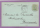 CARTE POSTALE DE VERVIERS POUR MORLANWELZ.1919.CACHET DE FORTUNE. - Cartas & Documentos