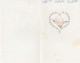 FAIRE PART DE MARIAGE, MARIE JOSE ET MICHEL LE 26/03/1977, CARTE GAUFFREE COEUR, COLOMBES  COULEUR  REF 15138 - Boda