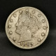 5 CENTS LIBERTY NICKEL Avec CENTS 1889 USA - 1883-1913: Liberty