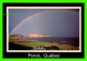 PERCÉ, QUÉBEC - LE ROCHER PERCÉ S'AURÉOLE D'UN ARC-EN-CIEL - UNIC - PHOTO, MICHEL BOUDREAU - - Percé