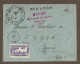 !!! SÉNÉGAL, LETTRE FM DE LA MARINE PAR AVION DE DAKAR POUR LA FRANCE DE 1942, CACHET SERVICE À LA MER - Airmail