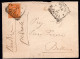 1893 14 FEB  C.20 SASS.39 "EFFIGIE DI UMBERTO I"USATO SU BUSTA  DA  FELTRE X BELLUNO  MOLTO BELLA - Poststempel