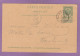 ENTIER POSTAL DE NAMECHE POUR VINALMONT,POSTE A MOHA,1901. - Tarjetas 1871-1909