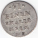 Meckl.-Strelitz Adolph Friedrich IV. (1752-1794) 1/6 Taler 1752 HCB Kunzel: 590A/a, Kl. Kratzer, Ss/vz - Small Coins & Other Subdivisions