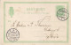 DENMARK 1906 POSTCARD MiNr P 28 I SENT FROM ROSLEV TO SKIVE - Postal Stationery