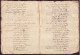 Poeme Manuscrit Envoye Par Lemiere, Membre De L'academie Française à Voltaire 1769, - Manuscripts