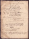 Poeme Manuscrit Envoye Par Lemiere, Membre De L'academie Française à Voltaire 1769, - Manuscripts