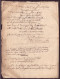 Poeme Manuscrit Envoye Par Lemiere, Membre De L'academie Française à Voltaire 1769, - Manuscrits