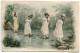 CPA Viennoise M.M. Vienne * 4 Quatre Jeunes Femmes Filles élégantes Chapeaux Traversant Le Gué D'une Rivière - Women