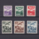 SLOVAKIA 1939, Sc# C1-C6,  Air Mail, Planes Over Tatra Mountains, MH - Ungebraucht