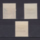 DANZIG 1928, Mi# 20-22, Overprint, MH - Port Gdansk