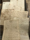 Lot De 20 Documents Famille Coissieu - Chabalet 1724-1830 Ardèche - Historische Dokumente