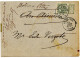 BELGIQUE - COB 53 SIMPLE CERCLE RELAIS A ETOILES POTTES SUR CARTE COMMERCIALE, 1902 - Sternenstempel