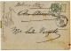 BELGIQUE - COB 53 SIMPLE CERCLE RELAIS A ETOILES POTTES SUR CARTE COMMERCIALE, 1902 - Postmarks With Stars