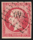 N°17Bd, 80c GROSEILLE, Oblitéré, Signé 2 Fois CALVES - B/TB - 1853-1860 Napoléon III