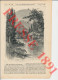Gravure 1891 Vallée De Sérinugur Ladak Cachemire Inde ? Bateliers 266CH10 - Non Classés