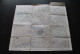 Ancienne Carte Topographique Sur Tissu ANVERS Institut Cartographique Militaire 1910 Plan Stafkaart Kaart Antwerpen  - Topographische Karten