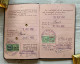 France 1959 Service Passport With Various Visas Passeport Reisepass Pasaporte Passaporto - Historische Documenten