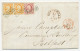 Em. 1852 Rotterdam - Londen - Belfast - Ierland - Cartas & Documentos