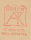 Meter Cover Netherlands 1945 Castle Of Aemstel - Amsterdam - Châteaux