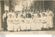 CARTE PHOTO LIEU NON IDENTIFIE GROUPE DE FEMMES 1915 - Zu Identifizieren