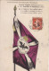 GUERRE  DE  1914 -  1918  -  MILITARIA  -  CPA EN COULEURS  -  DRAPEAU PRIS AUX ALLEMANDS - War 1914-18