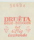Meter Cover Denmark 1958 Grape Drink - Carlsberg Breweries - Obst & Früchte