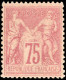 * 81 - 75c. Rose. Très Frais. Centrage Parfait. SUP. - 1876-1878 Sage (Type I)
