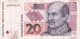 BILLETE DE CROACIA DE 20 KUNA DEL AÑO 2012  (BANKNOTE) - Croacia