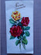 Carte à Système Pop-up Articulée  -   Heureux Anniversaire  Roses Velours - Anniversaire