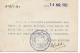 LAVORO AMG-FTT, £.10 SU CARTOLINA Viaggiata 14/3/1952,con Timbro REPUBBLICA ITALIANA "MISSIONE ITALIANA TRIESTE" STORIA - Marcophilie