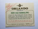 Etiquette AUSTRALIA ORLANDO BIN 343 RIESLING GOLD MEDAL 1979 BAROSSA VALLEY - Otros & Sin Clasificación