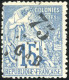 * 5 - 75 S/15c. Bleu. Décentrage Habituel. B. - Other & Unclassified