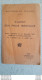 TARIF DES FRAIS MEDICAUX 1928 ACCIDENTS DU TRAVAIL  OFFERT PAR LABORATOIRE ZIZINE IMPRIMERIE THIRON 16 PAGES - Santé