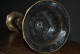 Anciens Bougeoir Style Néogothique En Cuivre Ou Laiton Doré (H 24.5 Cm) - Luminaire Candélabre Chandelier Bougie Bronze  - Chandeliers, Candélabres & Bougeoirs