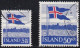 IS062D – ISLANDE – ICELAND – 1958 – ICELANDIC FLAG – Y&T # 274/6 USED - Usati