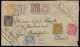 1894 (24 Oct) 1894 CHINA SHANGHAI INCOMING MAIL FROM FRANCE- REGISTERED SEVEN COLOUR SAGE TYPE FRANKING - Briefe U. Dokumente