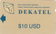 PHONE CARD UCRAINA DEKATEL (E54.6.2 - Ukraine